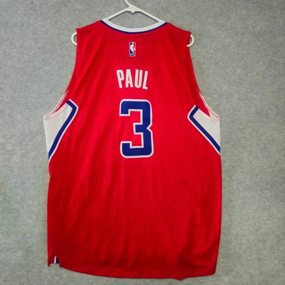 Adidas Chris Paul LA Clippers Jersey Mens XL Red #3 NBA Basketball 2014 Swingman
